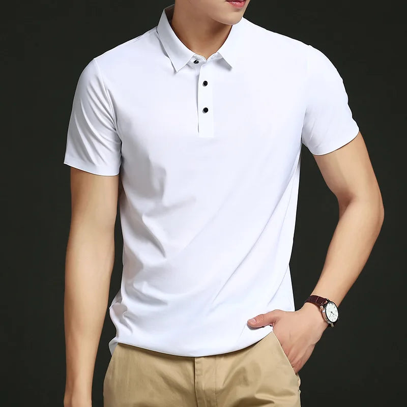 KIT com 3 Camisetas Masculina Anti Amassado, Anti Odor e Ultra Confortável