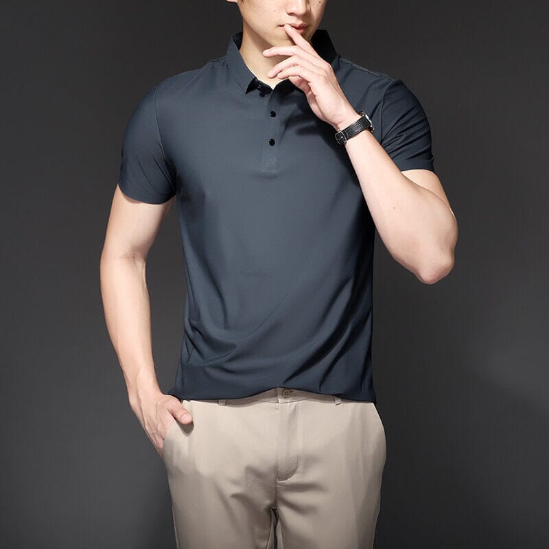 KIT com 3 Camisetas Masculina Anti Amassado, Anti Odor e Ultra Confortável